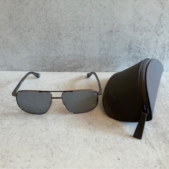 BMW BW0031 Full Rim Aviator Shape Sunglasses - Picture 9 of 12